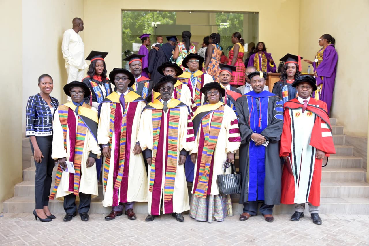 Baldwin University College faculty and leadership at a congregation ceremony